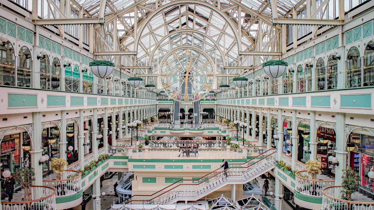 fascinating shopping mall next